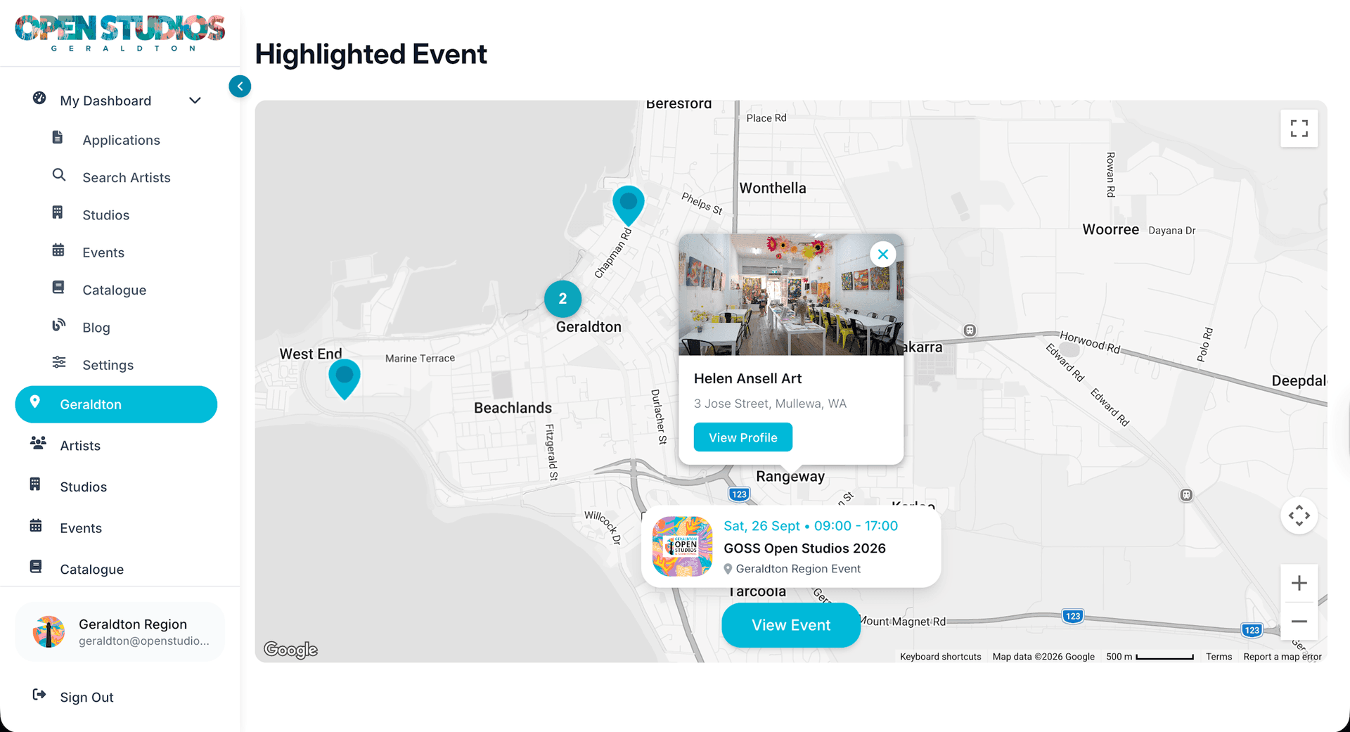 Open Studios Australia - highlighted events